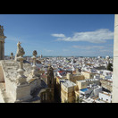 Blick über Cádiz von einem Turm der Kathedrale